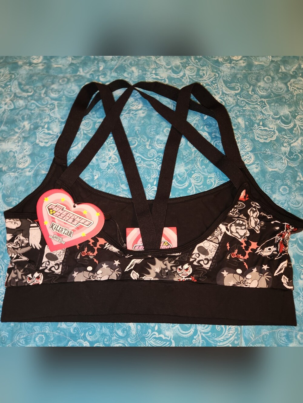 Lg Killstar PPG Collab "We Want To Fight" Strappy Bralet Powerpuff Girls NWT - Picture 3 of 6